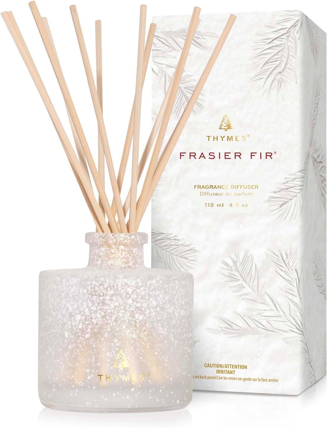 Thymes Frasier Fir Reed Diffuser - Luxury Home Fragrance