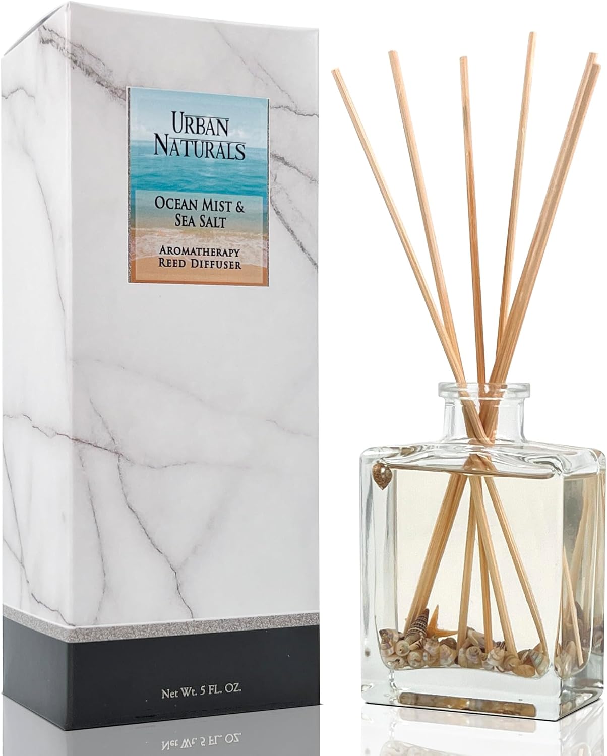Urban Naturals Reed Diffuser Set - 5oz Glass Bottle
