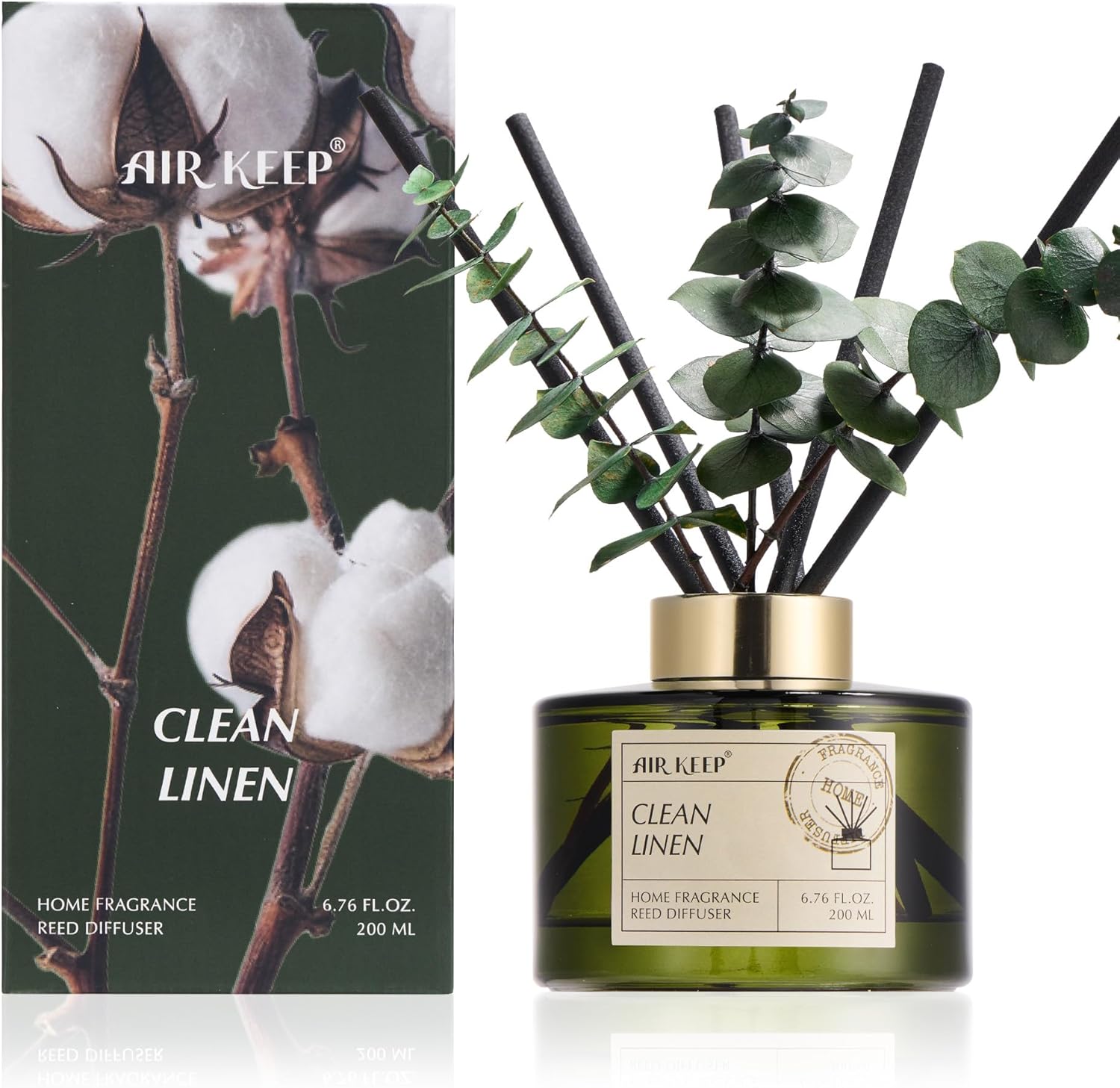 Reed Diffuser Set: 6.76oz Balsam Fir & More - Home Decor