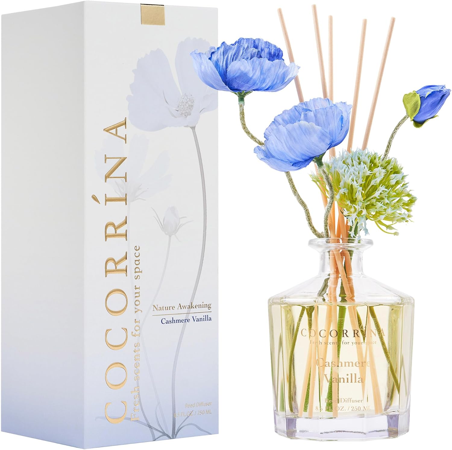 COCORRÍNA Reed Diffuser - Luxury Scented Flower Decor