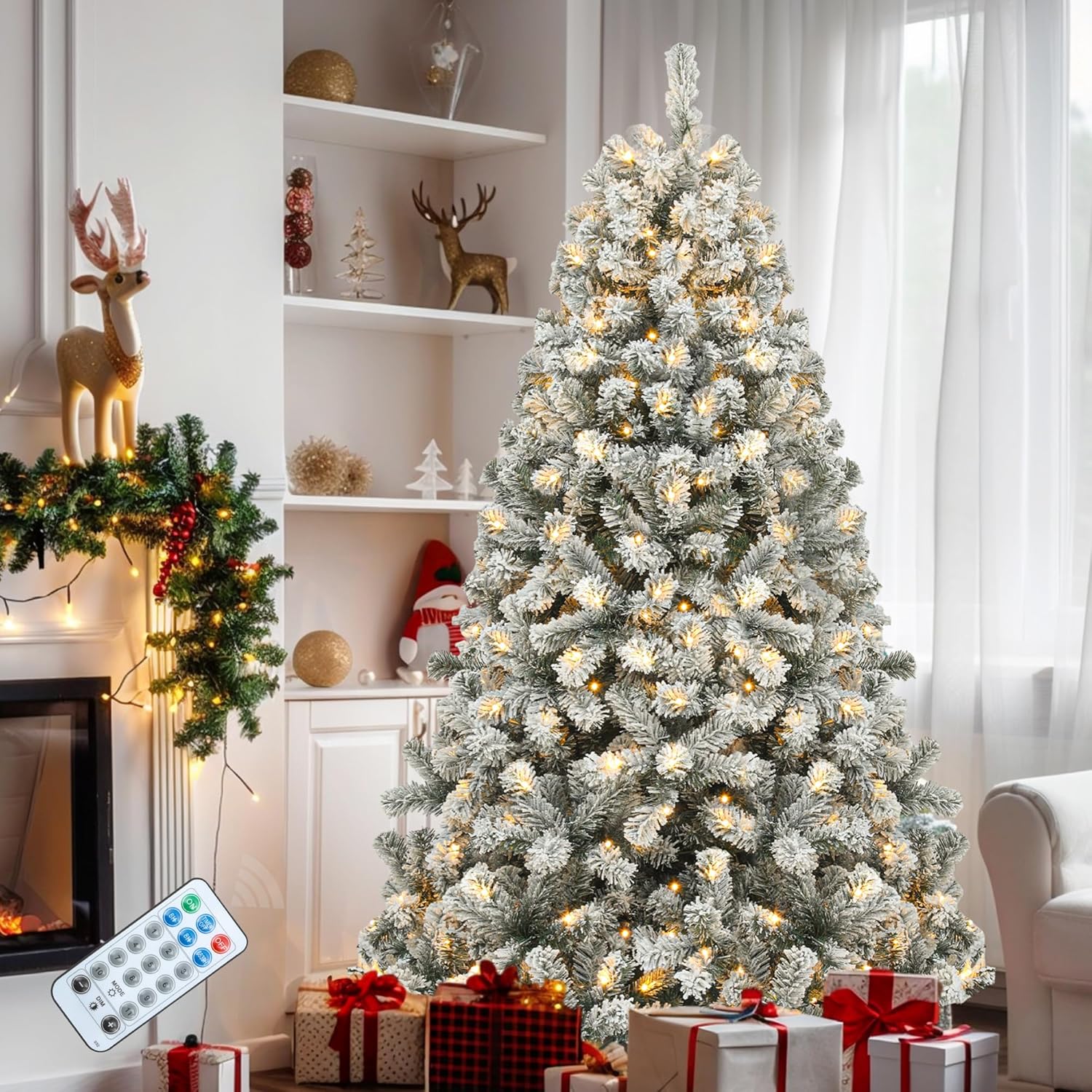 YITAHOME 6ft Pre-Lit Christmas Trees - Various Styles