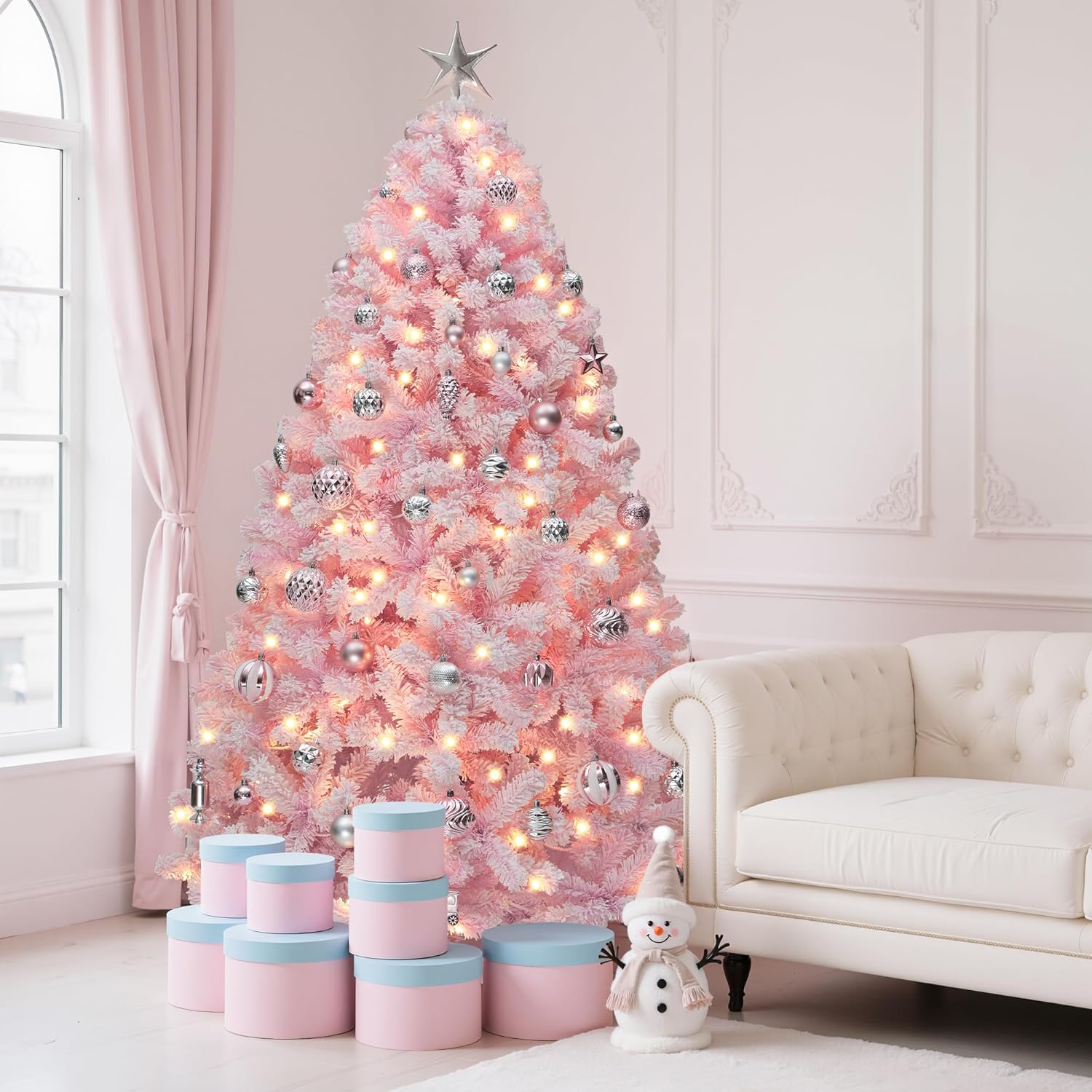 YITAHOME 6ft Pre-Lit Christmas Trees - Various Styles